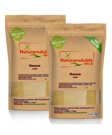 Henna powder red (2x 500 g) henna powder hair color natural hair care 1000g 1kg
