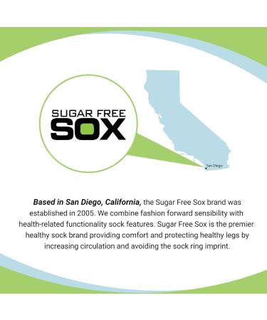 Sugar Free Sox Diabetic Socks for Women - Maximize Circulation & Comfort - Buy Online on GoSupps.com