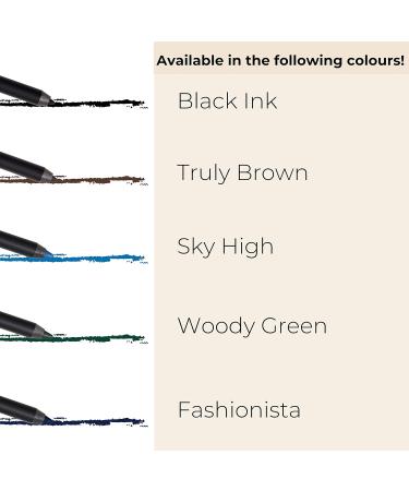 Velvet Touch Eye Liner Waterproof Black Ink - Gosh - Buy Online on GoSupps.com