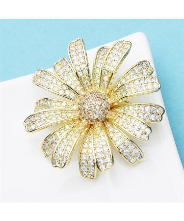 Pin Jewelry Gifts for Women Ladies Fashion Accessories Ladies Elegant Luxury Daisy Flower Brooch Flower Shape Party Banquet Brooch Brooches & Pins - Buy Online on GoSupps.com