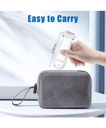 SweetLF Mini Hair Clippers | USB Rechargeable Small Hair Trimmer for Men Women Baby & Pets | Includes 3 Guide Combs | Portable & Efficient - Buy Online on GoSupps.com
