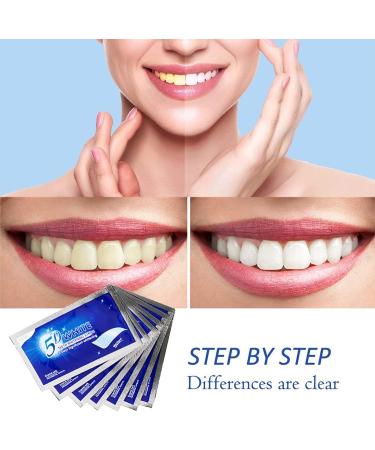 Rnitle Whitening Strips 28 Strips 56 Pieces Bright White-Strips Professional White Teeth Strips for Teeth Whitening Non-Sensitive Formula Mint Flavor - Buy Online on GoSupps.com