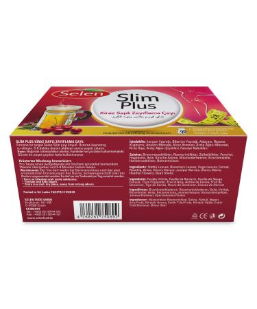Selen Slim Plus Cherry Herbal Tea - 20 Tea Bags for Weight Loss & Detox | International Shipping Available - Buy Online on GoSupps.com