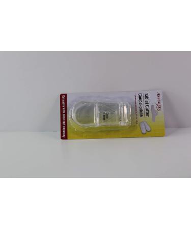 Assured Tablet Cutter - Clear | Precision Pill Splitter for Easy Dosing | Ship Worldwide - Buy Online on GoSupps.com