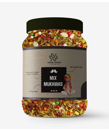 Hungry Harvest Punjabi Mix Mukhwas 150 GMS Mouth Freshener Digestive After-Meal Snack (Punjabi Mix)_Packing May Vary