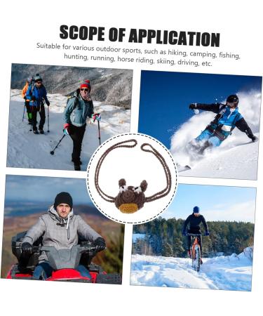 Gatuida 5th Winter Knitted Nose Warmer | Reusable Mask & Dust Protection for Animals | Perfect Birthday Party Accessory & Bicycle Cover - Buy Online on GoSupps.com