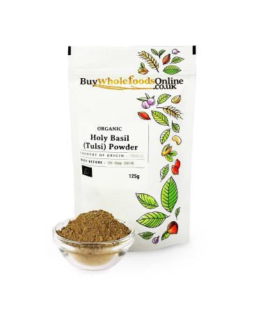 Organic Holy Basil (Tulsi) Powder 125g (BWFO) - Buy Online on GoSupps.com