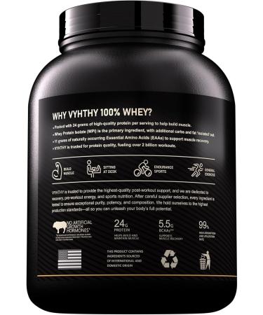 VYHTHY Caramel Coffee Flavored Whey Protein Powder 24g Protein per Serving Fast-Absorbing Concentrated whey Protein Low Sugar Gluten-Free Natural Flavor 2 lbs/32 oz. - Buy Online on GoSupps.com