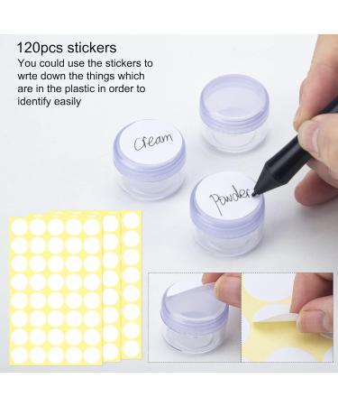100 Pcs Mini Clear Cosmetic Bottles - 5ml Empty Trial Containers for Lip Balm Lotion & Creme - Screw Cap - Ideal for Travel & Samples - Buy Online on GoSupps.com