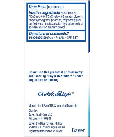 Phillips' Stool Softener Liquid Gels 30 Ct Pack of 5 - 150 Liquid Gels Total - Buy Online on GoSupps.com