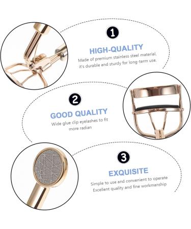 DOITOOL Eyelash Curler Lashes Tool Carbon Steel Brush Comb Curler Hair Rollers for Women Lash Beauty Tools Kit para Pesta as Make up Kit Cosmetic Tools Set Portable Stainless Steel Miss 10.5X3.5X0.5CM - Buy Online on GoSupps.com