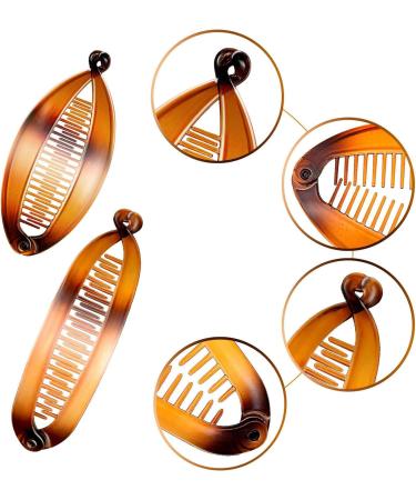 Vintage Banana Hair Clips - Unique Fish Shape Hair Accessories for Stylish Hairdos - Buy Online on GoSupps.com