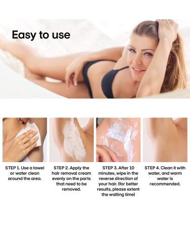 AOBBIY Hair Removal Cream for Women - Powerful & Effective Depilatory Cream - 10 Minutes - No Smell - Non-Irritating - For All Skin Types - 100ML - (Pack of 1) - Buy Online on GoSupps.com