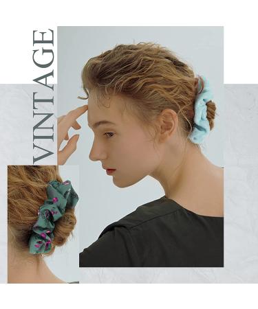 65 Pcs Velvet Hair Scrunchies for Women/Girls - Elastic Ponytail Holders for Birthday, Party, Christmas - Medium (65 Count) - Buy Online on GoSupps.com