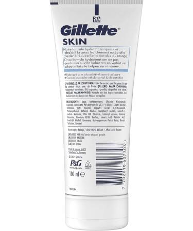 Gillette Skin After Shave Balm for Sensitive Skin - 100ml | Moisturizes & Calms Irritation | International Shipping - Buy Online on GoSupps.com