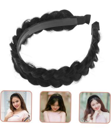 Beaupretty Fishbone Braid Headband Plaited Wig Headband Hair Accessories Headband for Women Anti-slip Headband Braided Hair Hoops Hair Braided Headband Women Hair Accessory Braid Hair Hoops - Buy Online on GoSupps.com