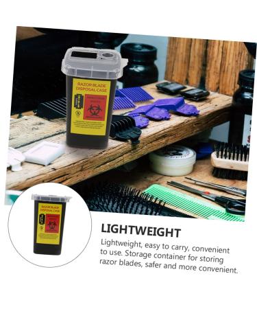 Minkissy 6 Pack Blade Storage Box | Razor Blade Recycling Container | Sharp Disposal for Safe Shaving - Buy Online on GoSupps.com