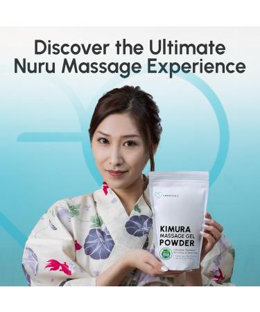 Nuru Massage Gel Powder - 500g Resealable Bag | Glycerin & Paraben Free | Made in Japan - Premium Quality for Ultimate Relaxation - Buy Online on GoSupps.com