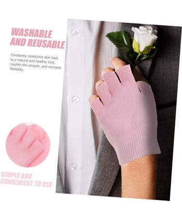 minkissy 1 Pair Fingerless Mittens Mositurizing Mitten Hydrating Gloves Gel Gloves Mittens Kids Manicure Gloves Lotion Gloves Hand Moisturizer Gloves Fingerless Gloves Moisturizing Spa - Buy Online on GoSupps.com