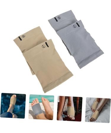 NOLITOY Arch Support Socks & Insoles for Flat Feet - 4 Pairs Plantar Support Sleeves for Women - Buy Online on GoSupps.com