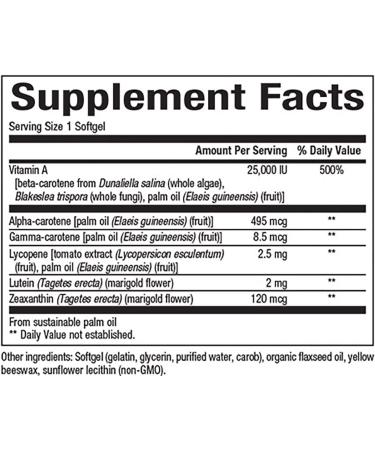 Natural Factors BetaCareAll 25000 IU - 90 Softgels | High-Potency Vitamin A Supplement - Buy Online on GoSupps.com