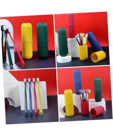 Gogogmy 1 Set Toothbrush Sleeves - Travel & Home Dental Care | Blue Toothbrush Holder for Adults - Buy Online on GoSupps.com