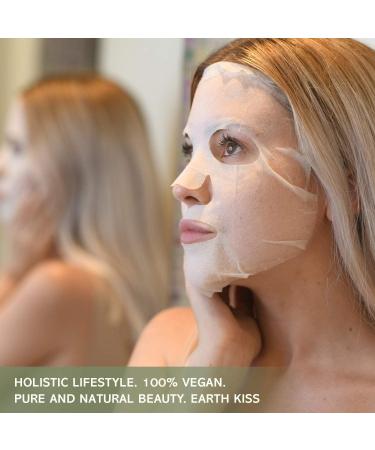 Earth Kiss Super Naturals Hydrating Kombucha and Spirulina Sheet Mask to Minimise the Appearance of Pores Tone your Complexion and Hydrate Thirsty Skin Single Sachet - Buy Online on GoSupps.com