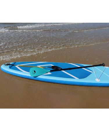 YVLEEN SUP Paddle Board Paddle - Adjustable Aluminum 4-Piece Floating Kayak Paddle for Stand up Paddleboard - Convertible & Lightweight (Lake Blue) - Buy Online on GoSupps.com