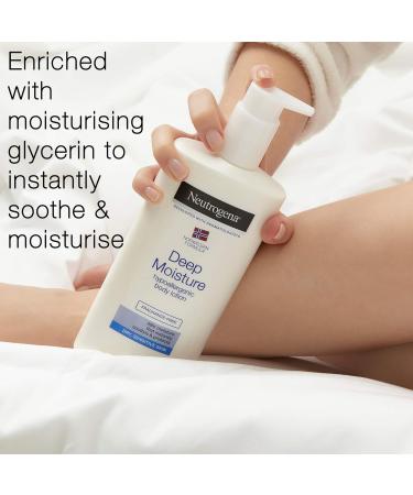 Neutrogena Norwegian Formula Deep Moisture Body Lotion 250ml - Best Hydration for Dry & Sensitive Skin | International Shipping Available - Buy Online on GoSupps.com
