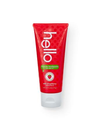 Hello Kids Fluoride Toothpaste - Wild Strawberry 4.2 oz | Safe & Effective Dental Care - Buy Online on GoSupps.com