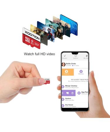 KOOTION 5 X 32GB Micro SD Card Class 10 Micro SDHC Card 32GB TF Card High-Speed Micro SD Cards 5 Pack Memory Card UHS-1 C10 U1 5 32GB - Buy Online on GoSupps.com