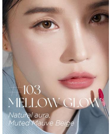 EQUMAL Glowy Tint 103 MELLOW GLOW | Glass Lasting Lip Stain | Moisturizing & Flexible | Fuller Looking Lips - Buy Online on GoSupps.com