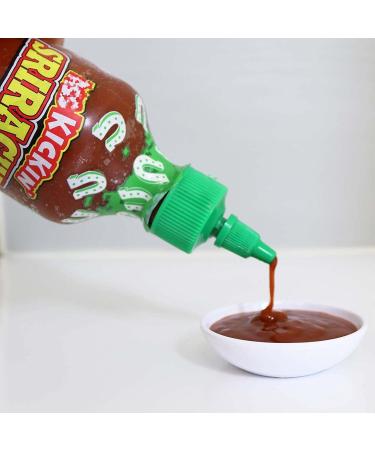 Sriracha Sauce 18 oz. Hot Sauce Sirarcha Bottle - Perfect Gourmet Gift for the Hot Sauce Fan - Try if you dare - Buy Online on GoSupps.com