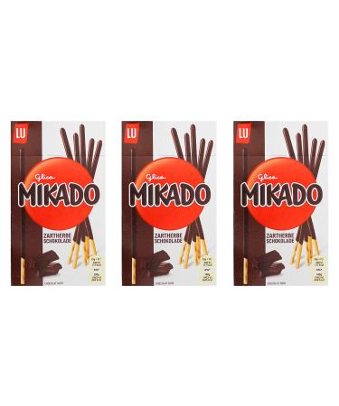 Mondelez International Mikado Dark Chocolate Biscuit Sticks 75g Pack of 3