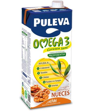  Puleva Puleva Omega 3 with nuts. Pack of 6 x 1 l - Buy Online on GoSupps.com
