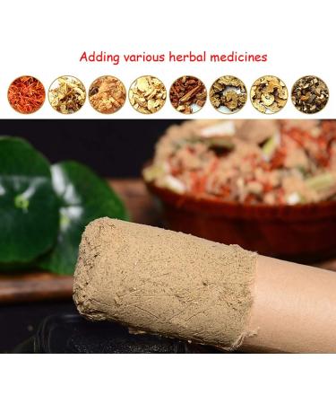 Queenbox Moxa Sticks - 50 Pieces 18mm x 200mm Moxa Rolls for Moxibustion Therapy & Acupuncture - International Shipping Available - Buy Online on GoSupps.com