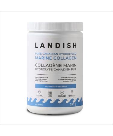 Landish Pure Canadian Hydrolyzed Marine Collagen Collagen Peptides Powder Unflavoured 250 g