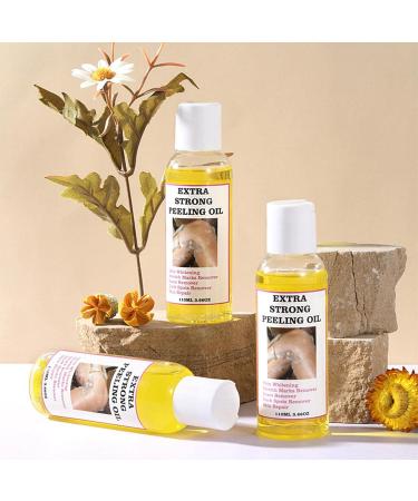  JINGLING JINGLING Extra-Strength Body Peeling Oil Safe Yellow | Treatment for Stretch Marks and Dark Sports 110 ml - Buy Online on GoSupps.com