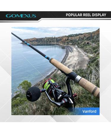 GOMEXUS Power Knob for Shimano Stradic Ci4+ Daiwa Tatula LT Spinning Reel - 38mm Black Red EVA Round Handle Replacement - Direct Fitment - Buy Online on GoSupps.com