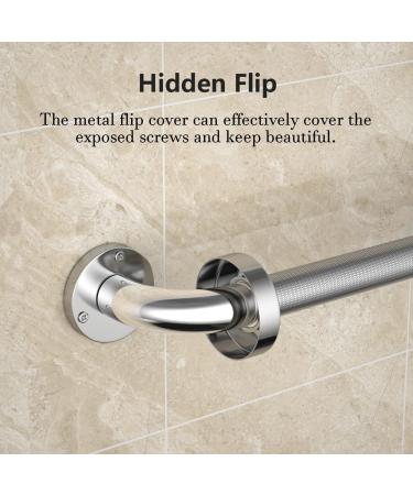 Brushed Nickel Shower Grab Bar w/Anti-Slip Knurled Grip 12 Inch Munzong Stainless Steel Bathroom Grab Bars Safety Bar Balanced Handrail Handicap Injury Elderly Senior Assist Support Shower Handle 12IN Brushed Nickel - Buy Online on GoSupps.com