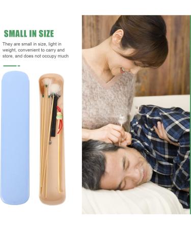 Wooden Ear Wax Removal Kit - Portable Ear Cleaning Tool Set - Buy Online on GoSupps.com