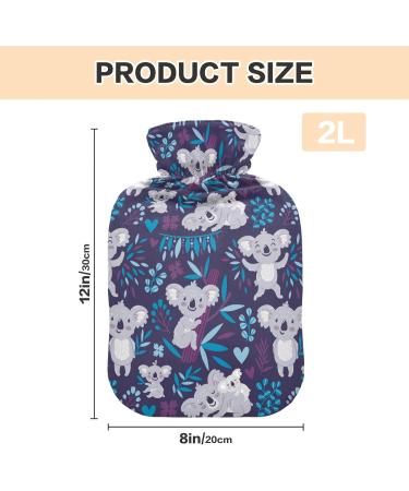 Cute Koala Floral Heat Bottle - 2L Warming Bag for Pain Relief & Sports Injuries - Buy Online on GoSupps.com