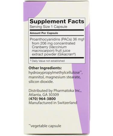 Ellura 36mg PAC (90 caps) Urinary Tract Supplement - 90 Count Pack - Highly Effective - Buy Online on GoSupps.com