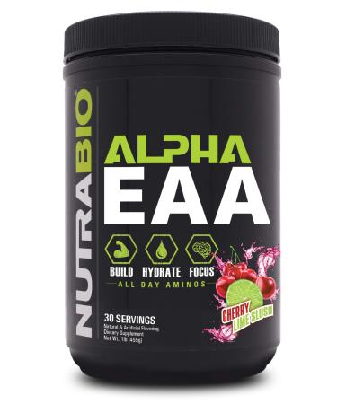 NutraBio Labs Alpha EAA Cherry Lime Slush 1 lb (455 g)