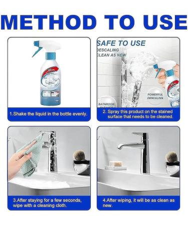 Skfe Bathroom Powering Cleaning Spray Skfe Shower Cleaning Spray Skfe Bath Cleaner Spray Skfe Bathroom Cleaning Spray Skfe Bathroom Cleaning Spray for Bathroom Toilet Bath Shower 1pc - Buy Online on GoSupps.com