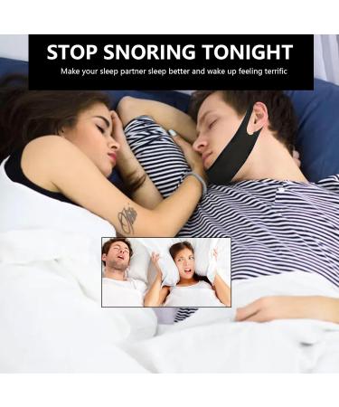 AZWOOD Adjustable Anti Snore Chin Strap - Effective Snoring Solution for Men and Women - Comfortable Stopper Snore Sleep Aid - Buy Online on GoSupps.com