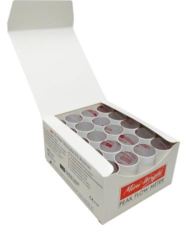 Buy Mini Wright Peak Flow Meter with 2-Way Mouthpieces - 3 Full Boxes (60 pcs) - Disposable & International Shipping Available - Buy Online on GoSupps.com