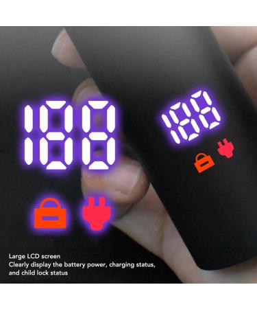 5 in 1 Hair Clipper Kit 19 Length Adjust 2 Speed Settings R Shaped Cutter for Hair Grooming Trimmer with LCD Screen - Buy Online on GoSupps.com