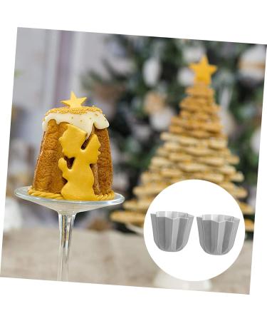 Zerodeko 2pcs Octagonal Cake Mold Baking Pan Baking Cup Tartlets Pans Cupcake Baking Mold Chocolate Mini 7.5x7.5x6.5cm Silver - Buy Online on GoSupps.com