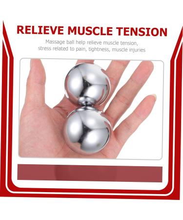 Shop Toddmomy Baoding Iron Balls - Stainless Steel Massage Balls for Hand Training | 5.3cm Silver Baoding Balls - International Shipping Available - Buy Online on GoSupps.com